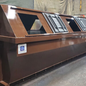 Rectangle Recycle Tube with Sliding Doors